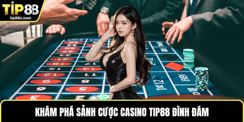Khám phá sảnh cược casino TIP88 đình đám